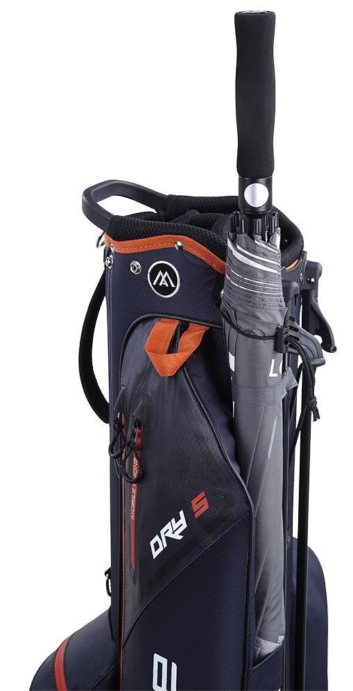 Big Max Dri Lite Seven G sac de golf à trépied, steel blue/rust/white