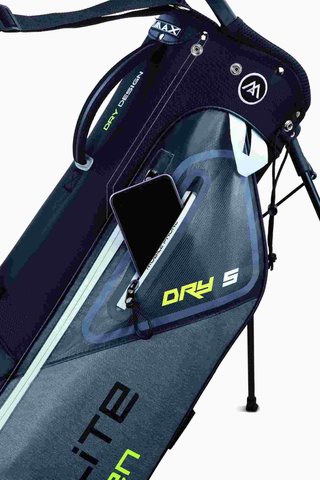Big Max Dri Lite Seven G sac de golf stand, storm silver/lime/black