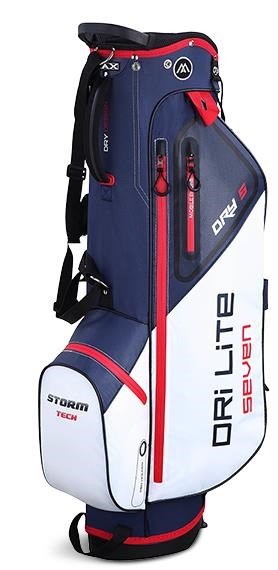 Big Max Dri Lite Seven G sac de golf à trépied, blanc/marine/rouge