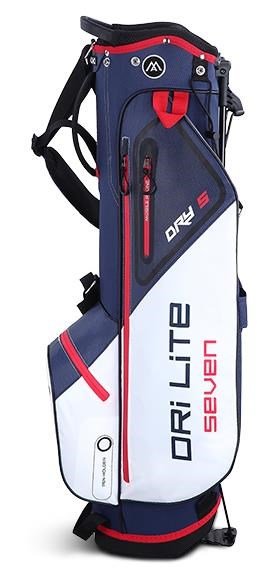 Big Max Dri Lite Seven G sac de golf à trépied, blanc/marine/rouge