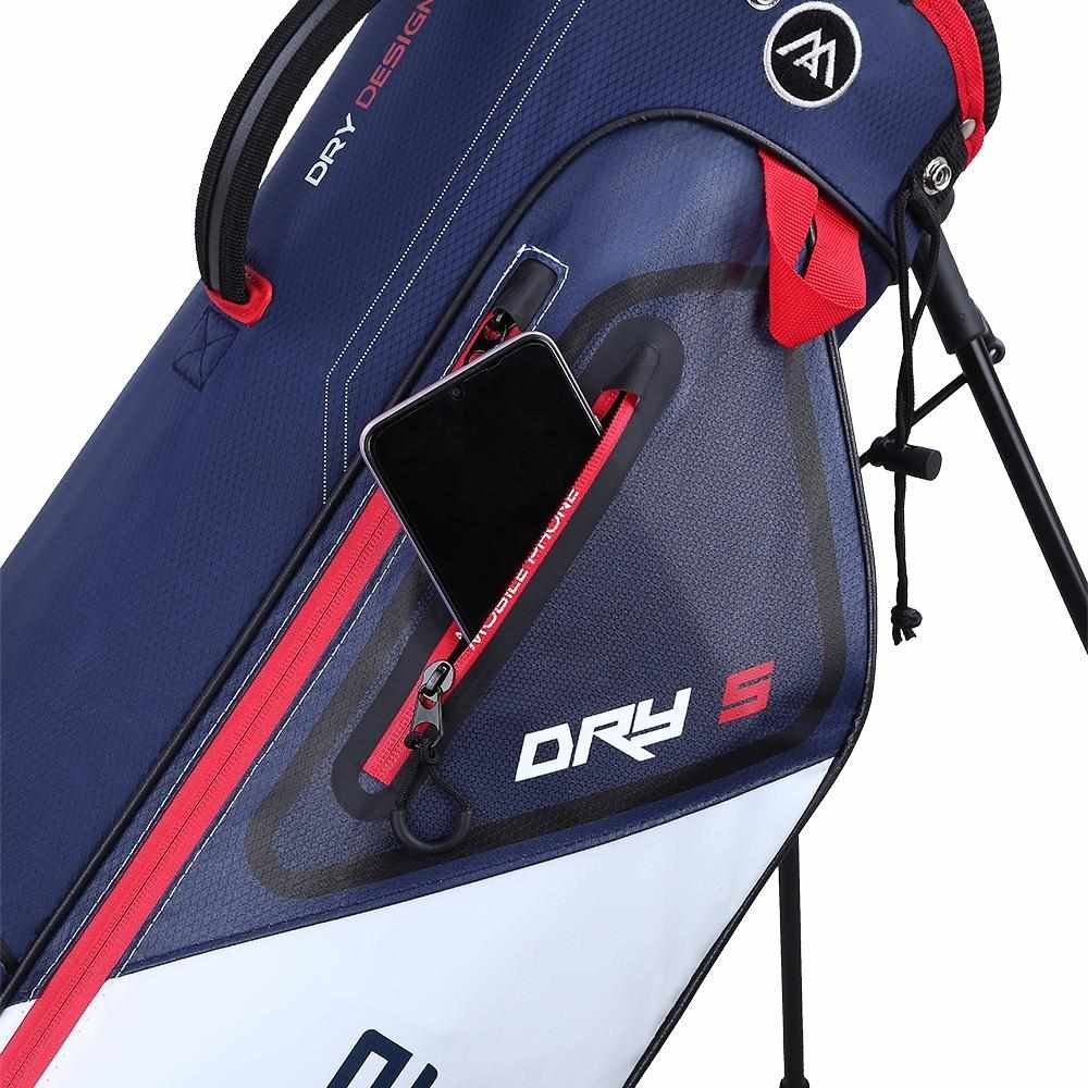 Big Max Dri Lite Seven G sac de golf à trépied, blanc/marine/rouge