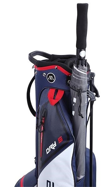 Big Max Dri Lite Seven G sac de golf à trépied, blanc/marine/rouge