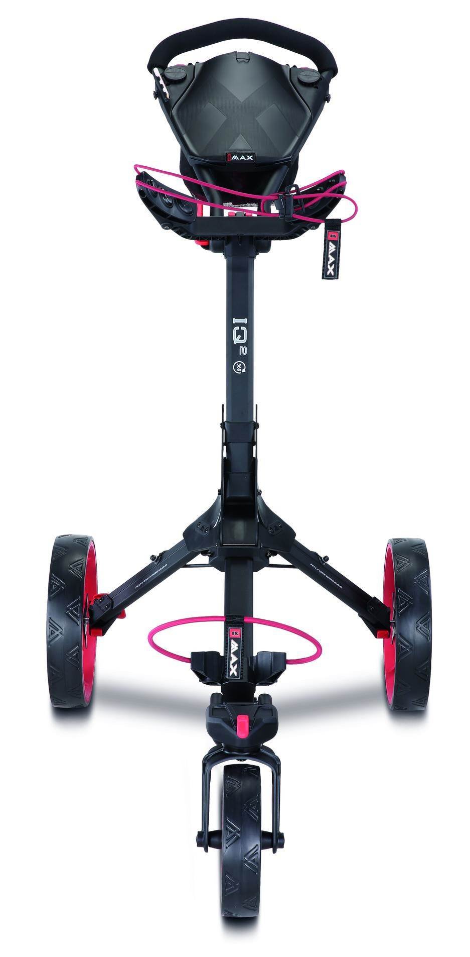 Big Max IQ2 360 chariot de golf manuel, noir/rouge