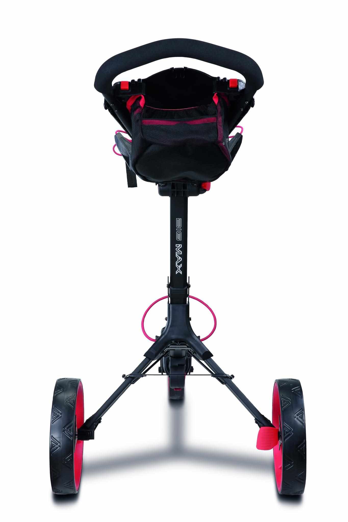 Big Max IQ2 360 chariot de golf manuel, noir/rouge