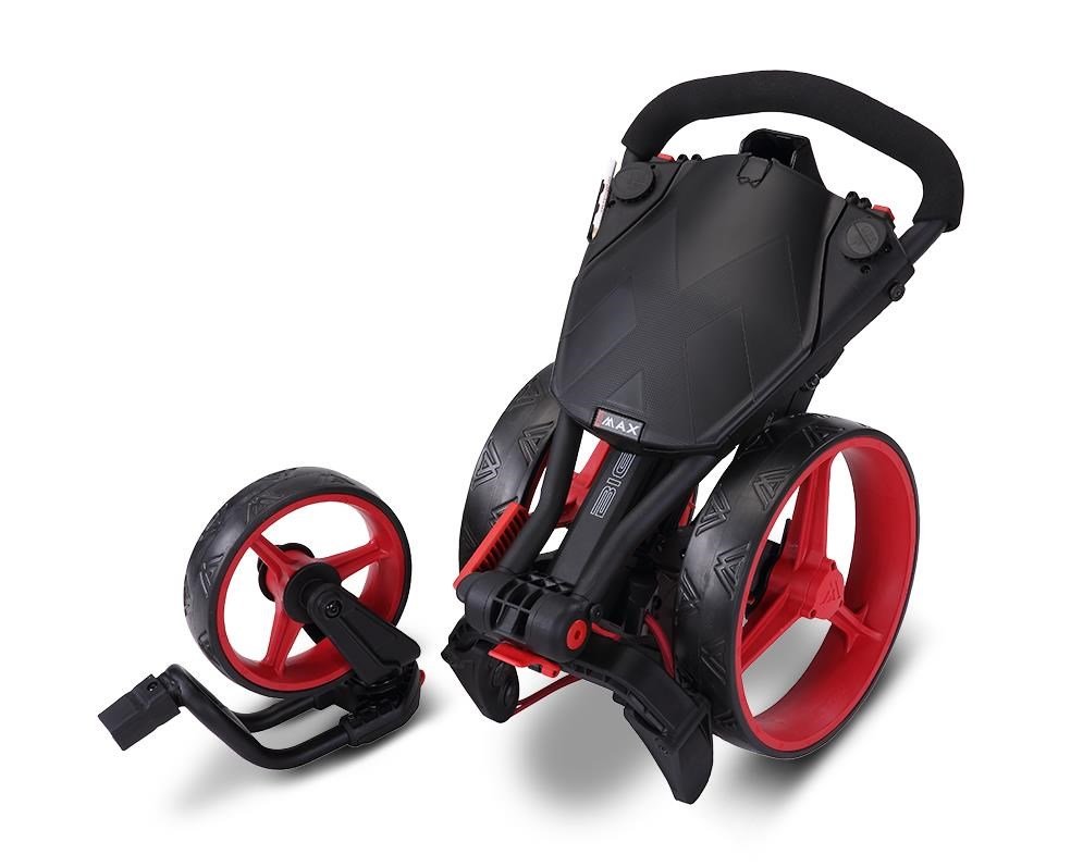 Big Max IQ2 360 chariot de golf manuel, noir/rouge