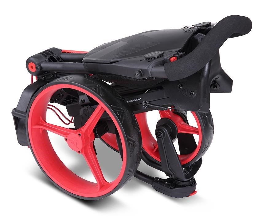 Big Max IQ2 360 chariot de golf manuel, noir/rouge