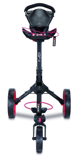 Big Max IQ2 360 chariot de golf manuel, noir/rouge