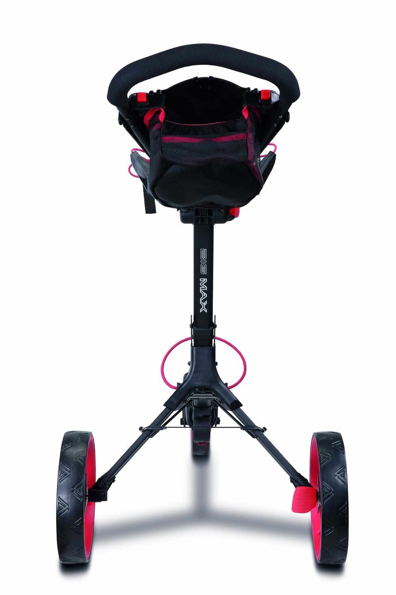 Big Max IQ2 360 chariot de golf manuel, noir/rouge
