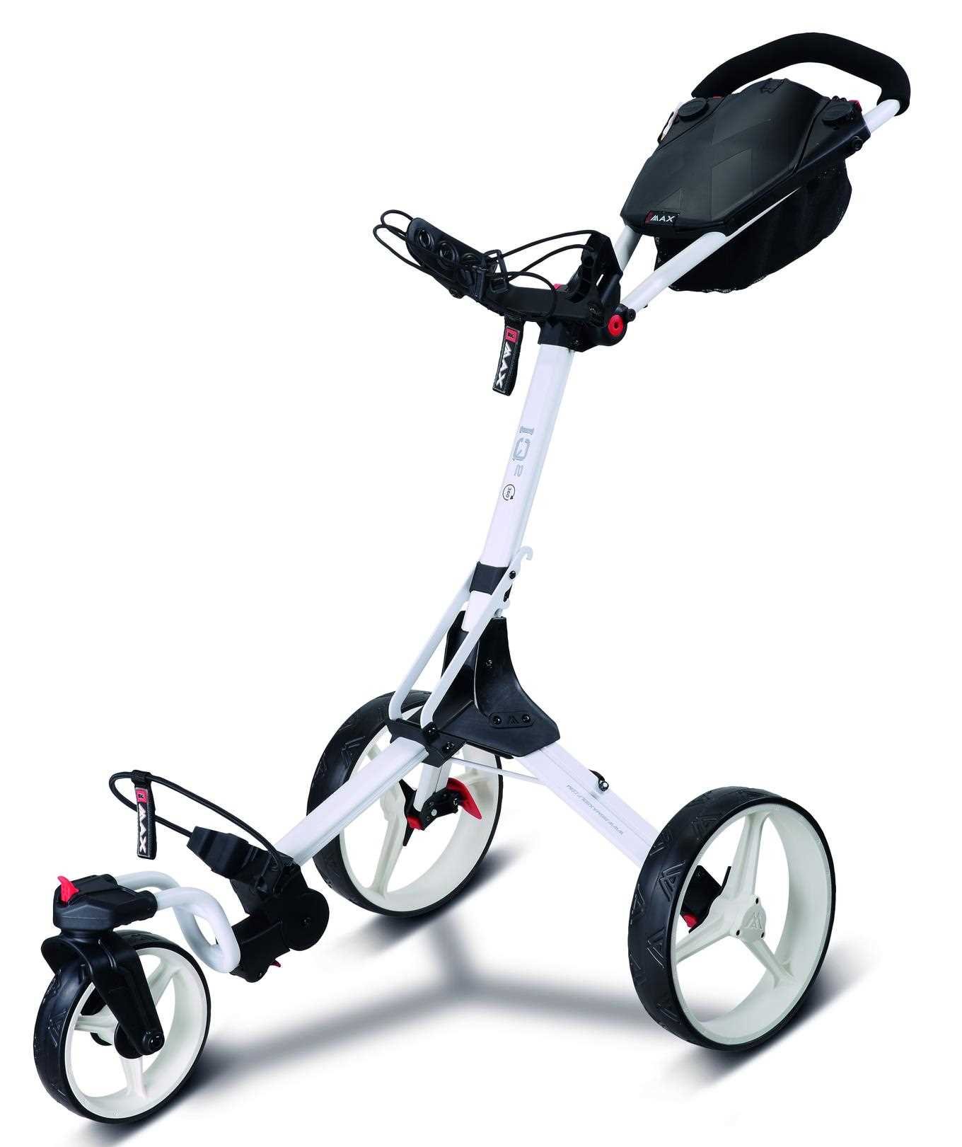 Big Max IQ2 360 chariot de golf manuel, blanc