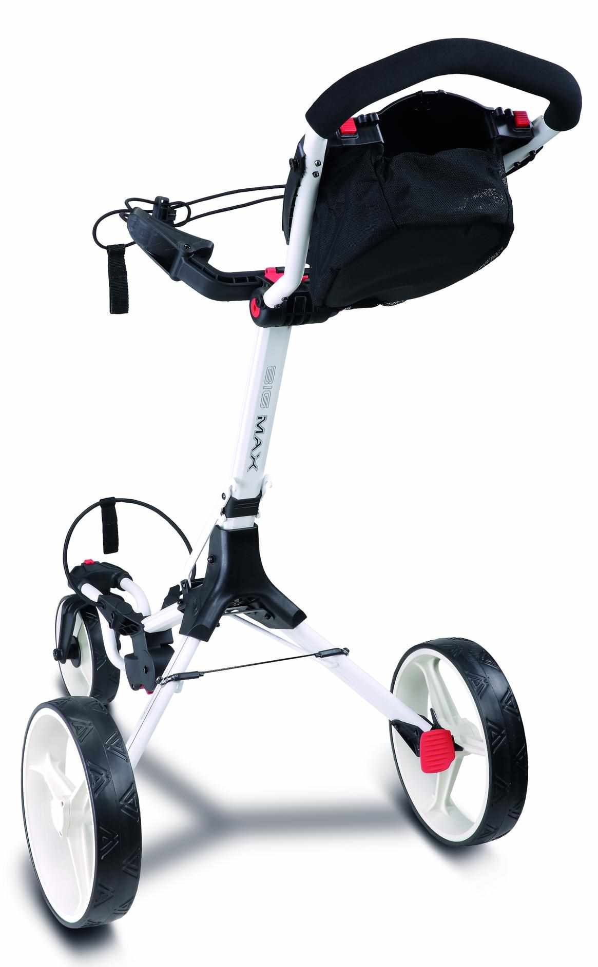 Big Max IQ2 360 chariot de golf manuel, blanc
