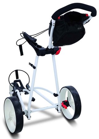 Big Max Autofold X2 chariot de golf manuel, blanc