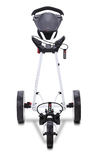 Big Max Autofold X2 chariot de golf manuel, blanc