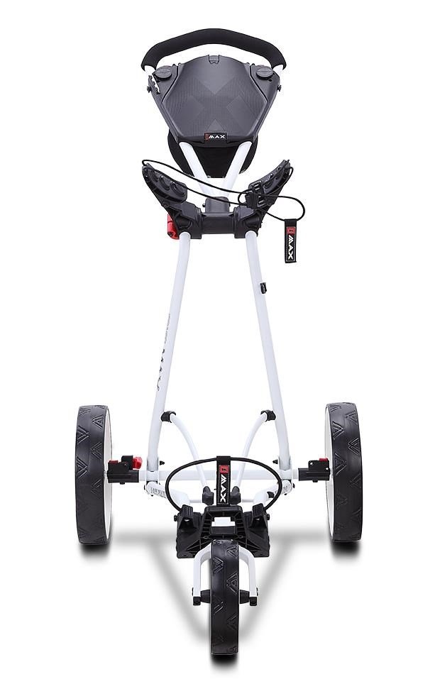 Big Max Autofold X2 chariot de golf manuel, blanc