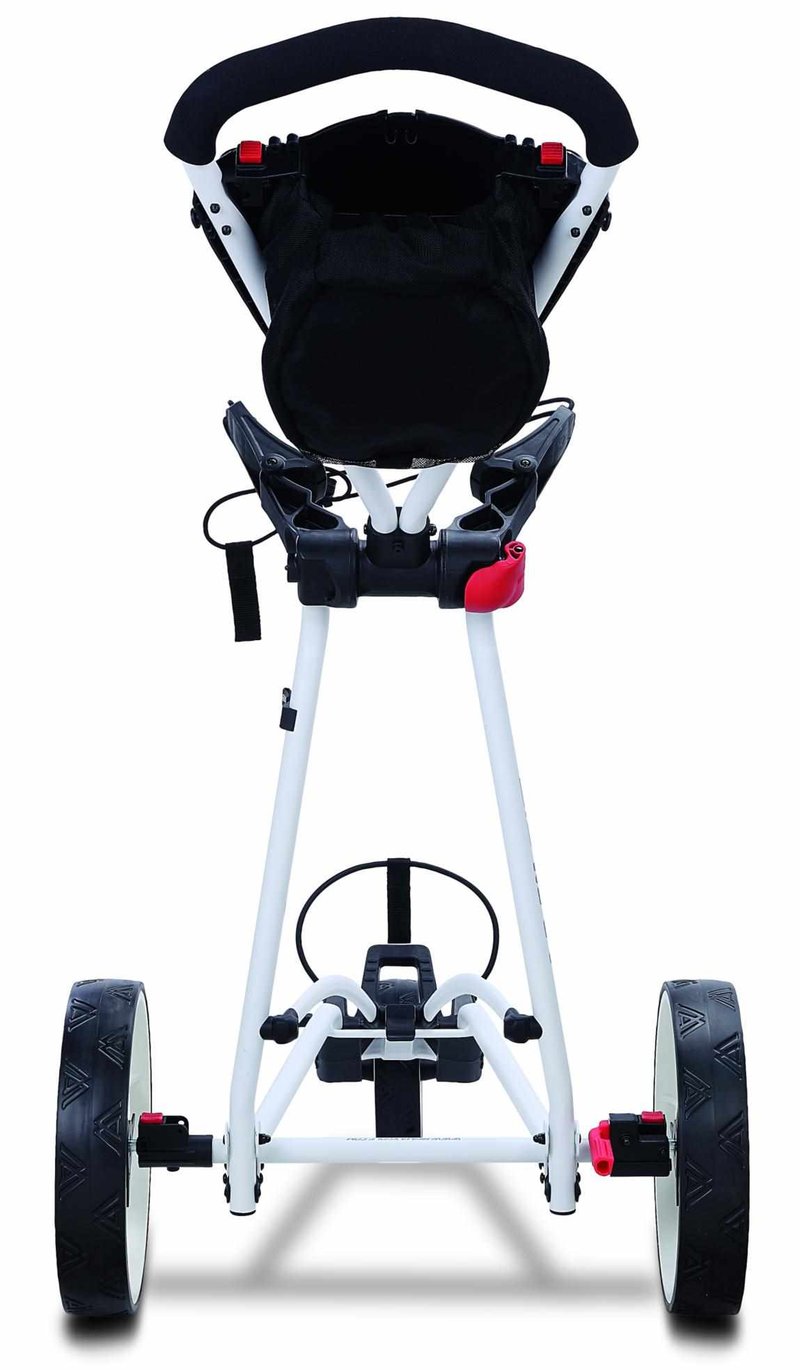 Big Max Autofold X2 chariot de golf manuel, blanc