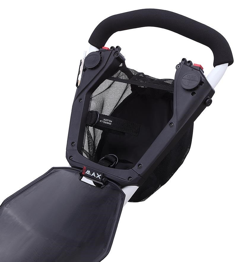 Big Max Autofold X2 chariot de golf manuel, blanc
