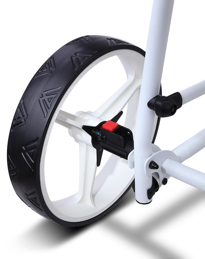 Big Max Autofold X2 chariot de golf manuel, blanc