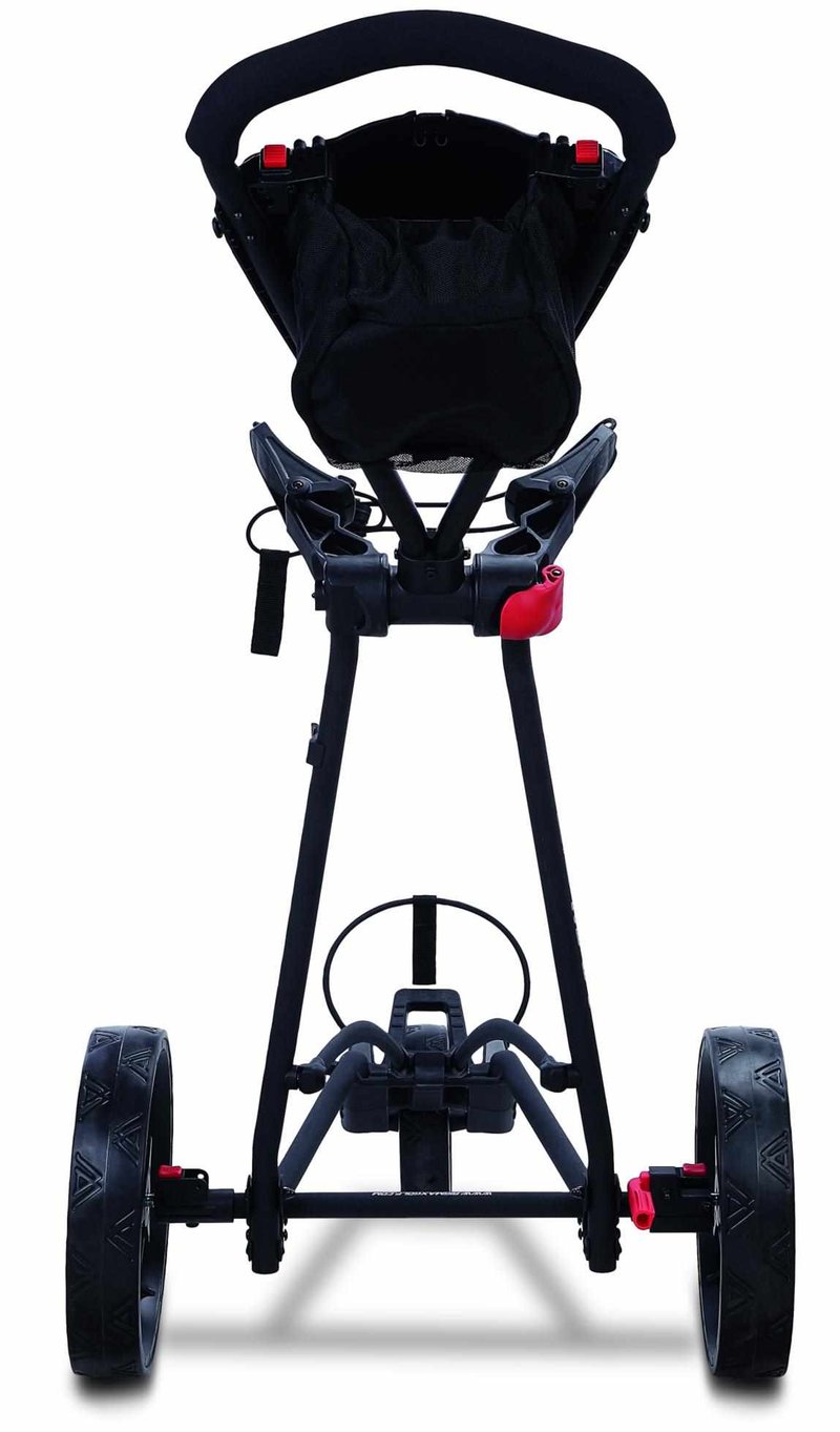 Big Max Autofold X2 chariot de golf manuel, noir