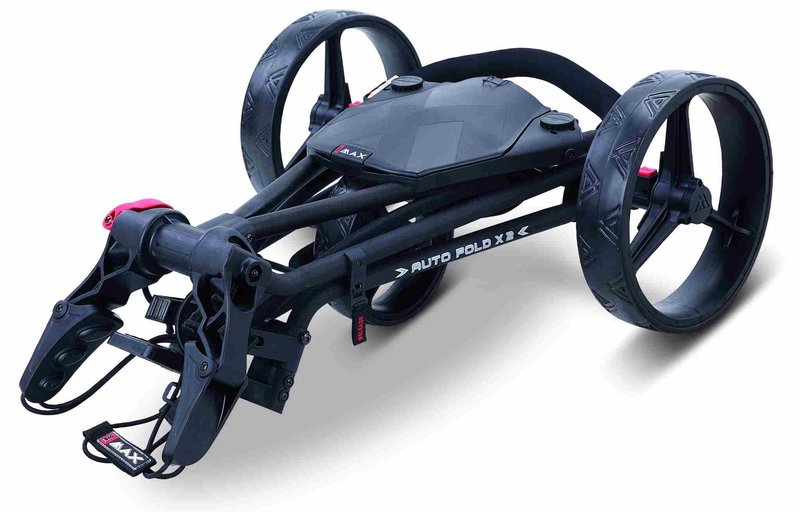 Big Max Autofold X2 chariot de golf manuel, noir