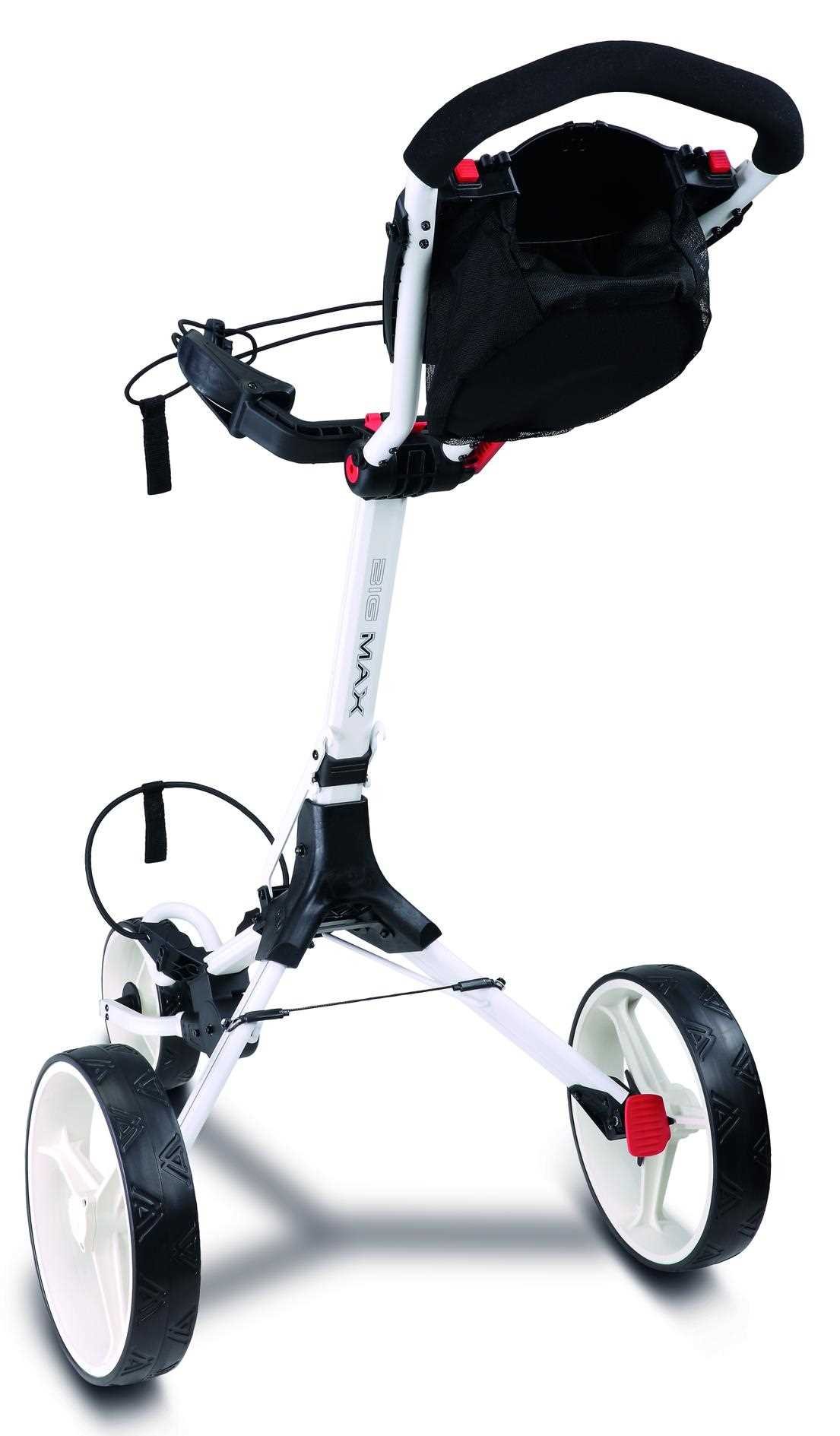 Big Max IQ2 chariot de golf manuel, blanc