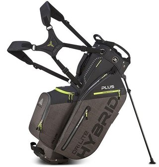 Big Max Dri Lite Hybrid Plus sac de golf, noir/gris tempête/citron vert