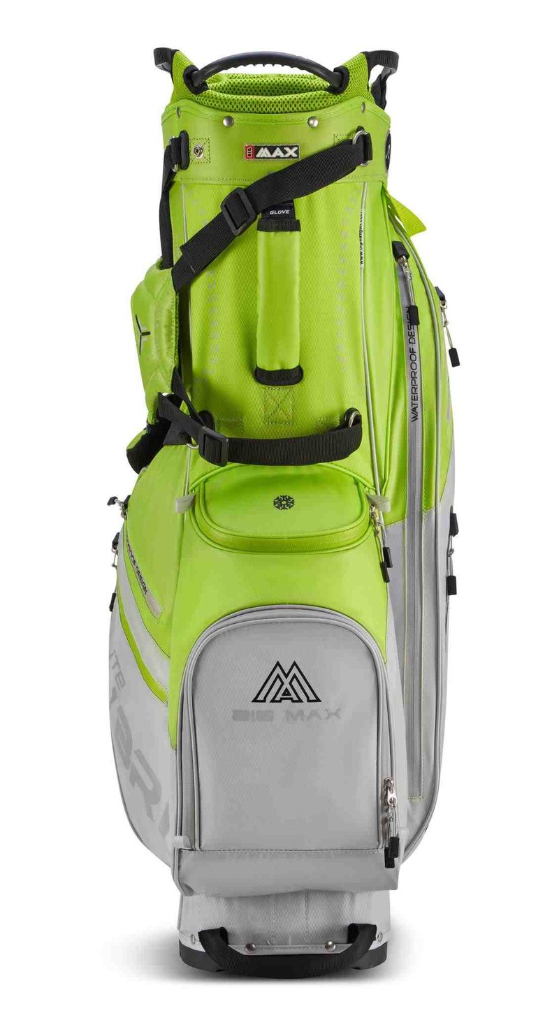 Big Max Dri Lite Hybrid Plus sac de golf, lime/silver