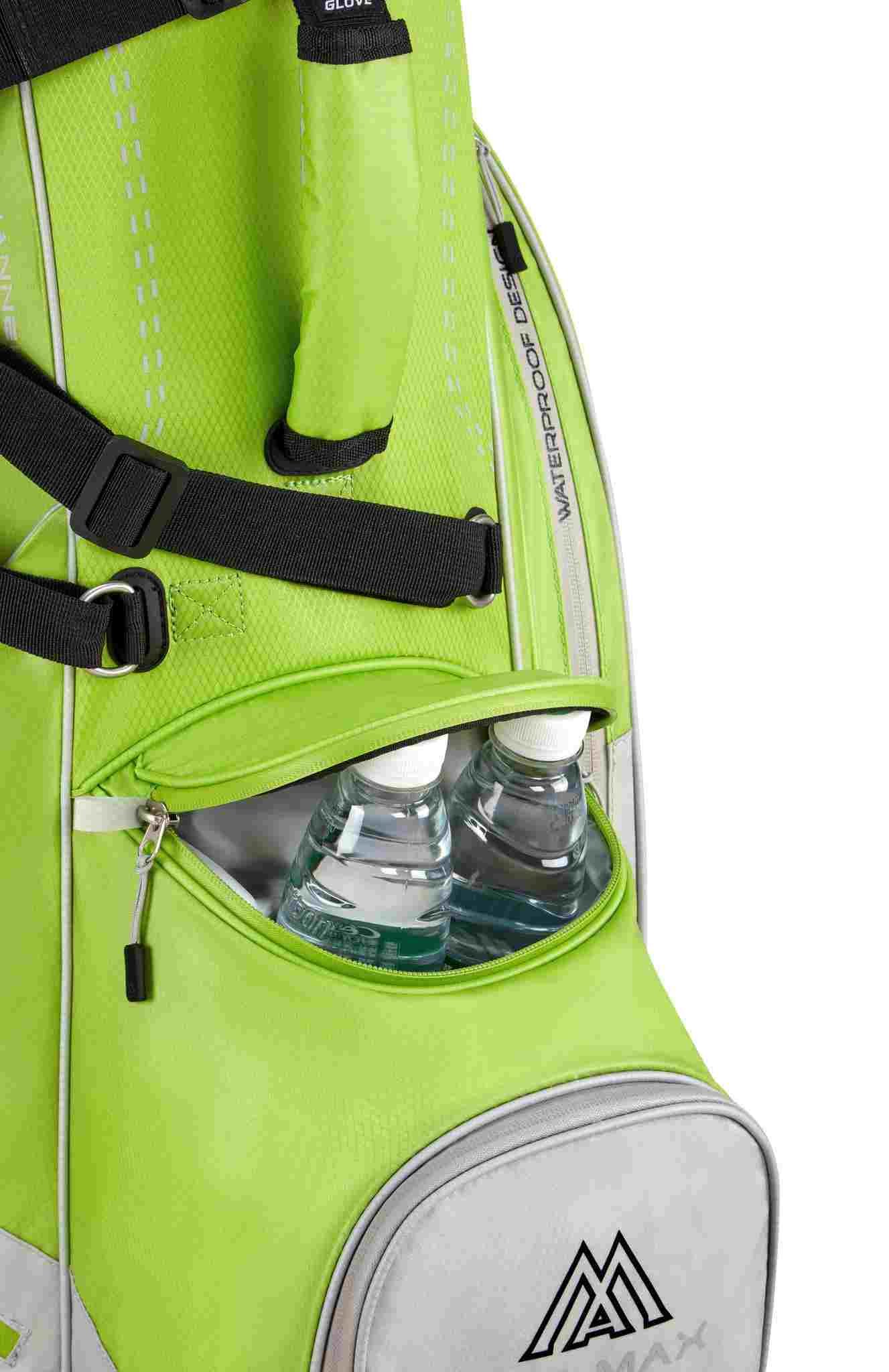 Big Max Dri Lite Hybrid Plus sac de golf, lime/silver
