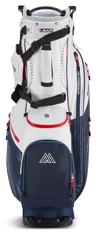 Big Max Dri Lite Hybrid Plus sac de golf, blanc/marine/rouge