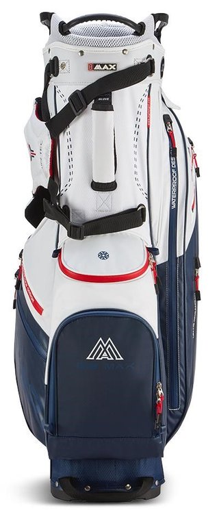 Big Max Dri Lite Hybrid Plus sac de golf, blanc/marine/rouge