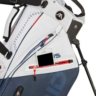 Big Max Dri Lite Hybrid Plus sac de golf, blanc/marine/rouge