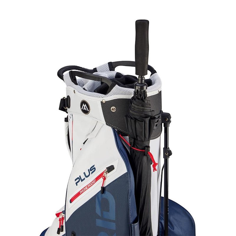Big Max Dri Lite Hybrid Plus sac de golf, blanc/marine/rouge