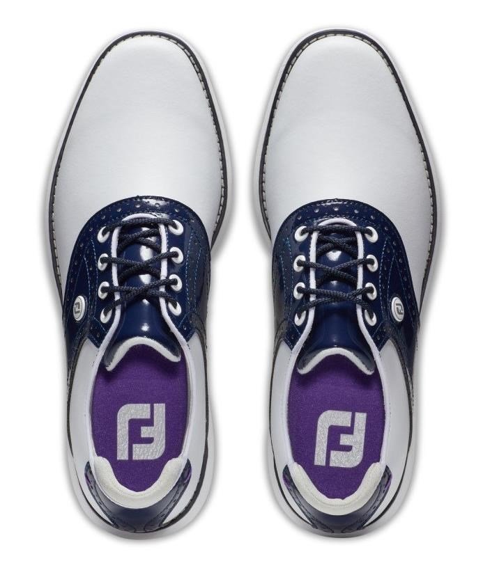 FootJoy FootJoy Traditions Spikeless chaussures de golf femme, blanches