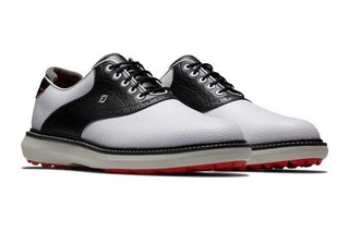 FootJoy FootJoy Traditions Spikeless chaussures de golf homme, blanches