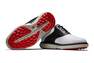 FootJoy FootJoy Traditions Spikeless chaussures de golf homme, blanches