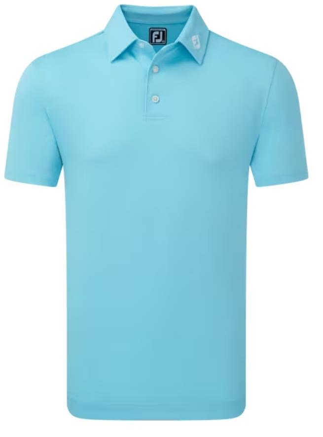 FootJoy Stretch Pique Solid polo homme, riviera blue