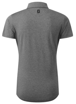 FootJoy Heather Self-Collar Lisle polo femme, noir
