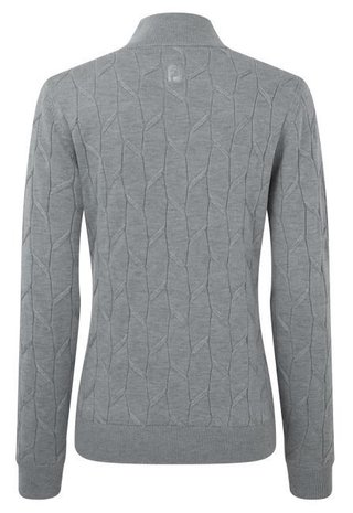 FootJoy Full-Zip Lined pull femme, gris