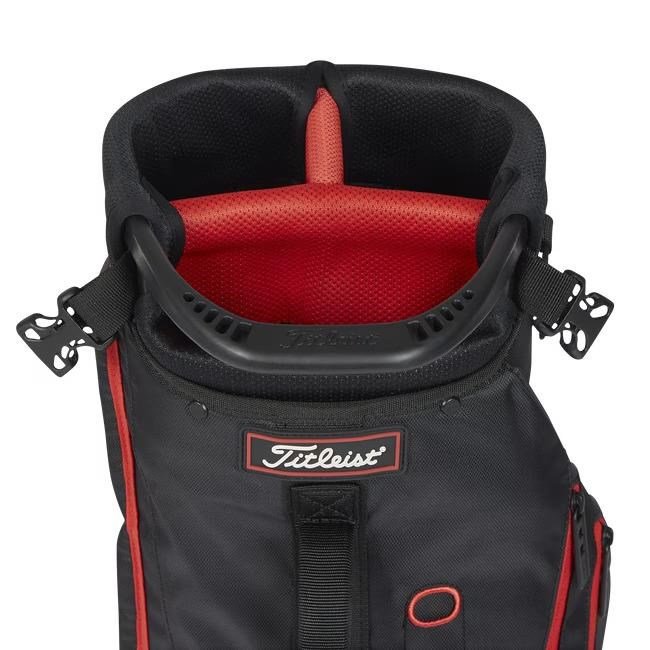 Titleist Premium carry bag, noir/noir/rouge