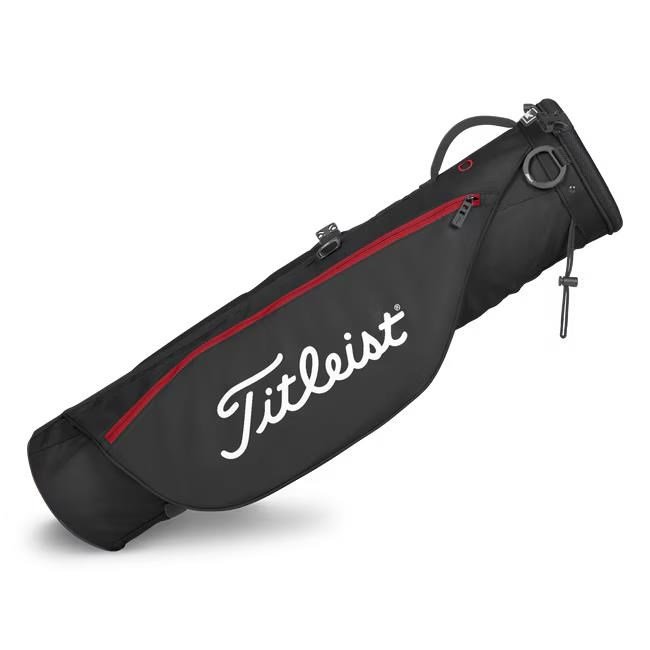 Titleist Carry pencil bag, noir/rouge