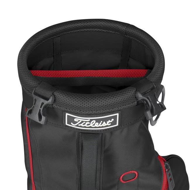 Titleist Carry pencil bag, noir/rouge