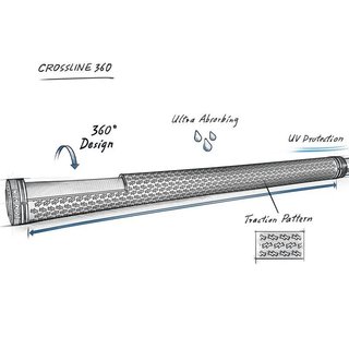 Lamkin Crossline 360 grip, standard, gris/noir
