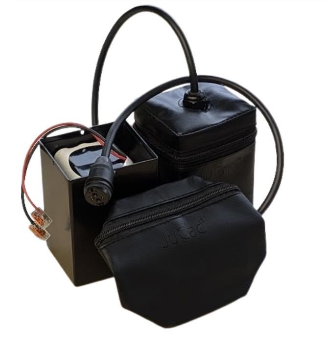 JuCad 2.0 Powerpack kit de remplacement système sans unité de contrôle pour montage autonome incl. boîtier petites cellules de batterie et couvercle