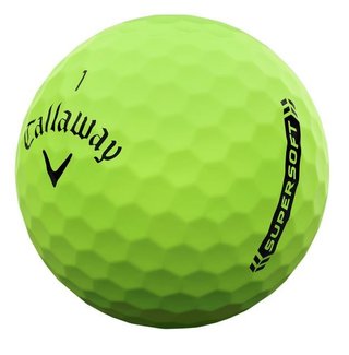 Callaway Supersoft Matte balles de golf, vertes
