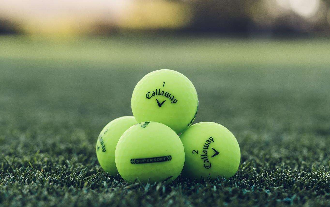 Callaway Supersoft Matte balles de golf, vertes
