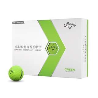 Callaway Supersoft Matte balles de golf, vertes