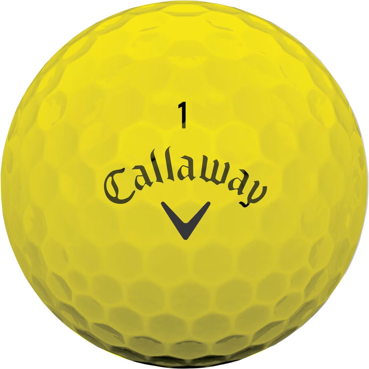 Callaway Warbird 2.0 balles de golf, jaunes