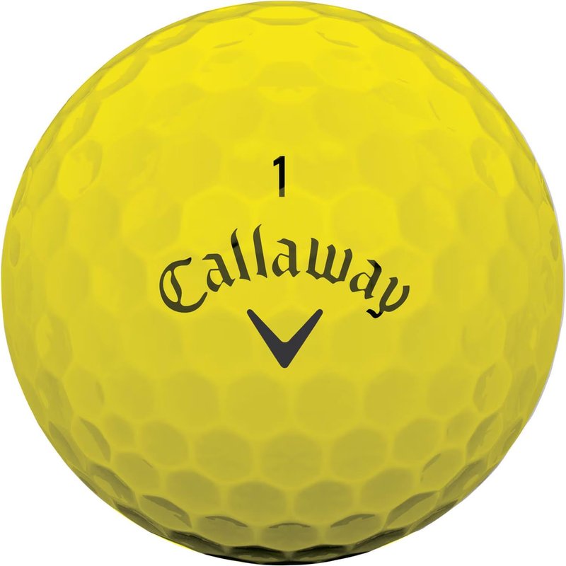 Callaway Warbird 2.0 balles de golf, jaunes