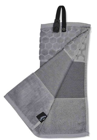 Callaway Tri-Fold 23 serviette de golf 16"x21" (40x53 cm), gris