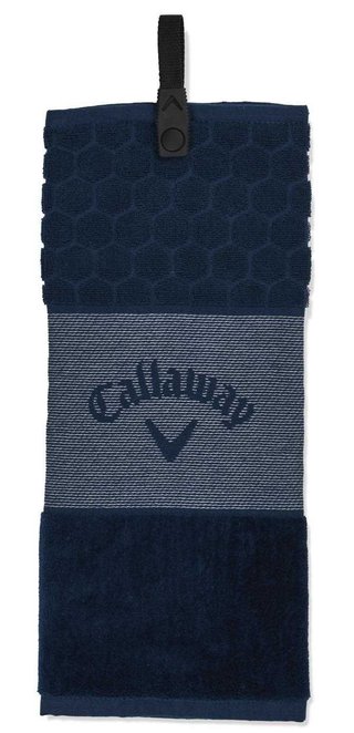 Callaway Tri-Fold 23 serviette de golf 16"x21" (40x53 cm), bleu marine