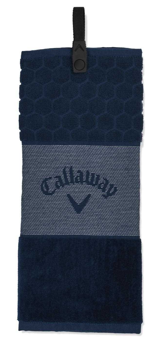 Callaway Tri-Fold 23 serviette de golf 16"x21" (40x53 cm), bleu marine
