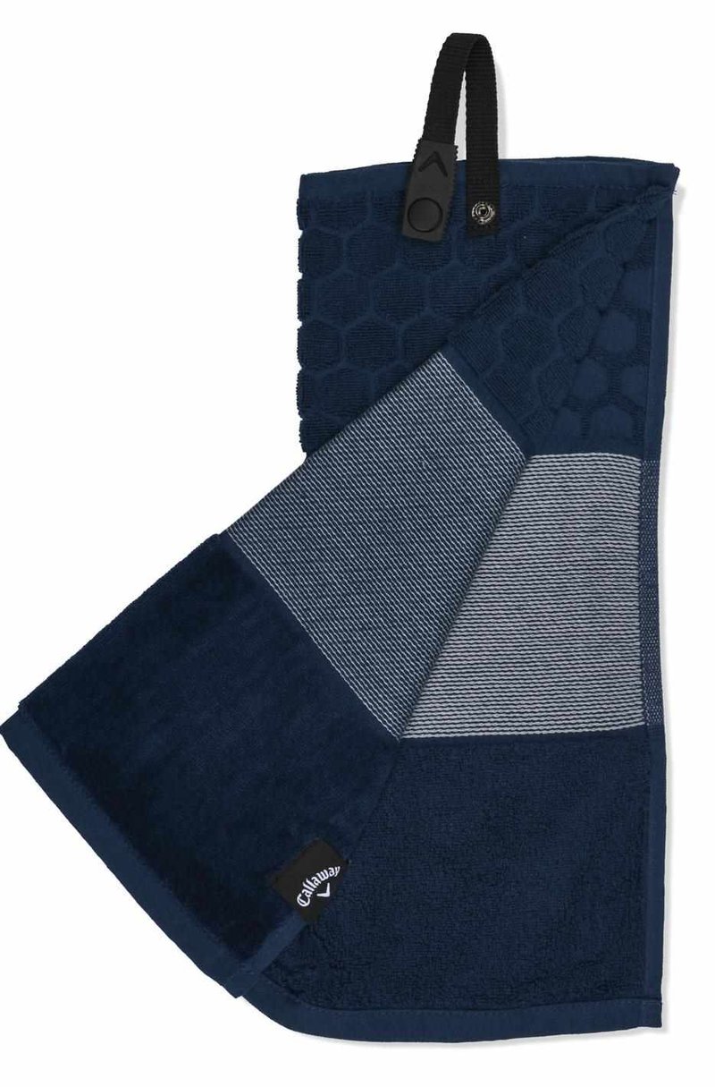 Callaway Tri-Fold 23 serviette de golf 16"x21" (40x53 cm), bleu marine